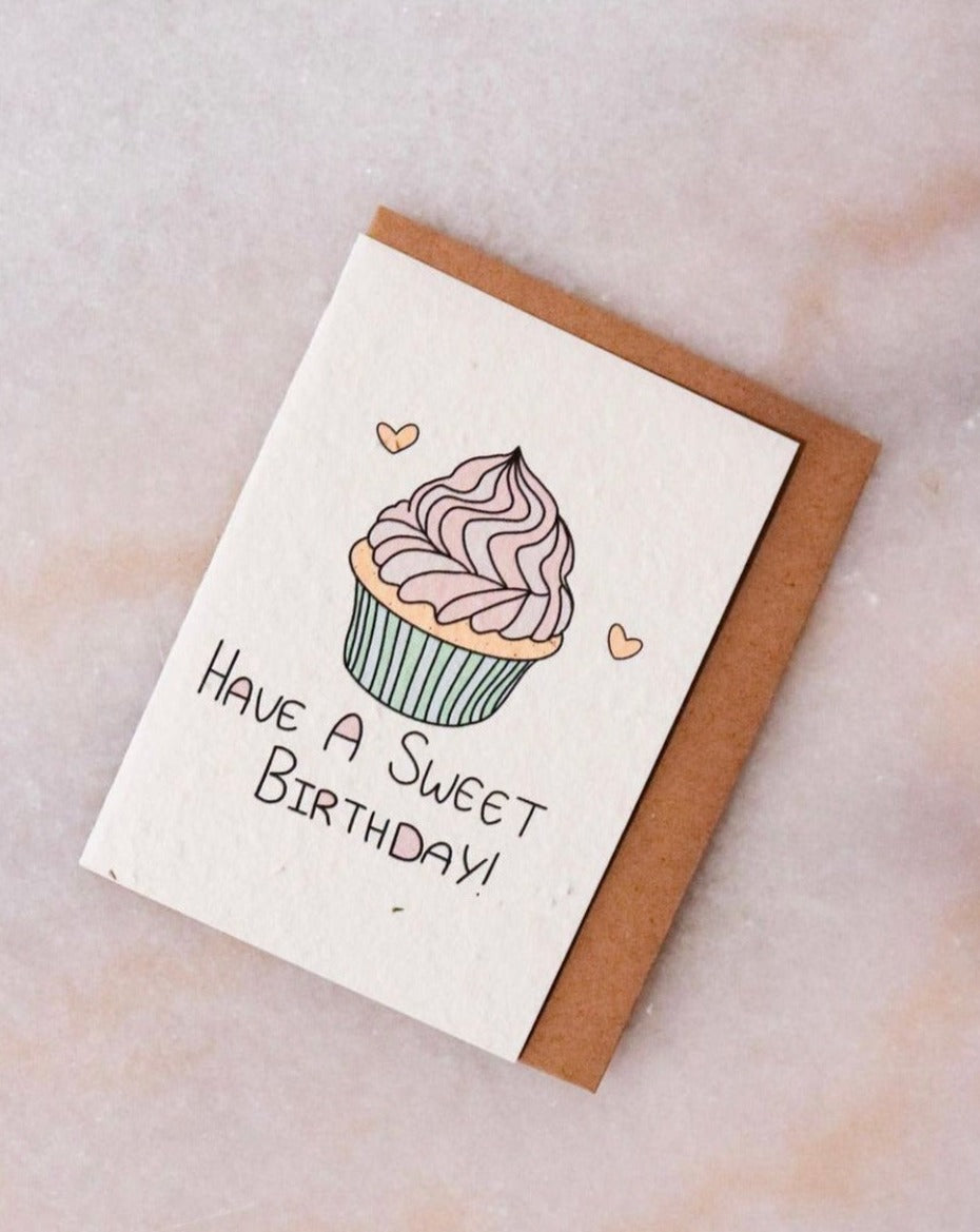 Sweet Birthday Cupcake Card