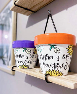Mother is like a Flower Pot
