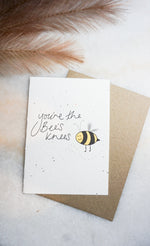 Load image into Gallery viewer, You&#39;re the Bee&#39;s Knees Seed Card
